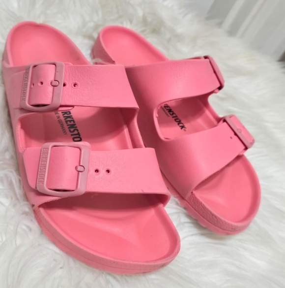 Birkenstock Arizona Unisex Pink Sandals Size EU 38🌴✌️ - Picture 2 of 7